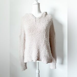Fuzzy Hooded Sweatshirt